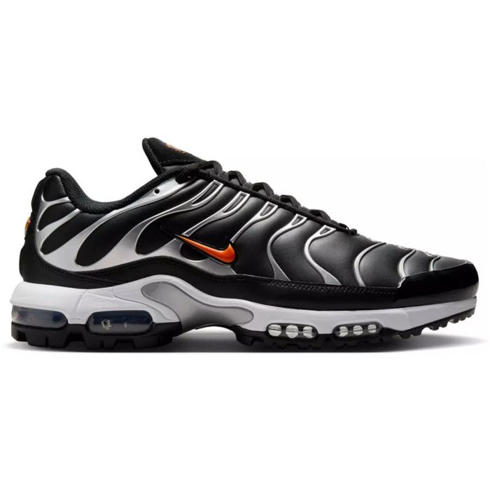 Nike Air Max Plus G Golf Shoes Black/Metallic Silver/Total Orange