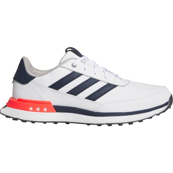 adidas S2G Spikeless Leather 24 Golf Shoes Cloud White/Collegiate