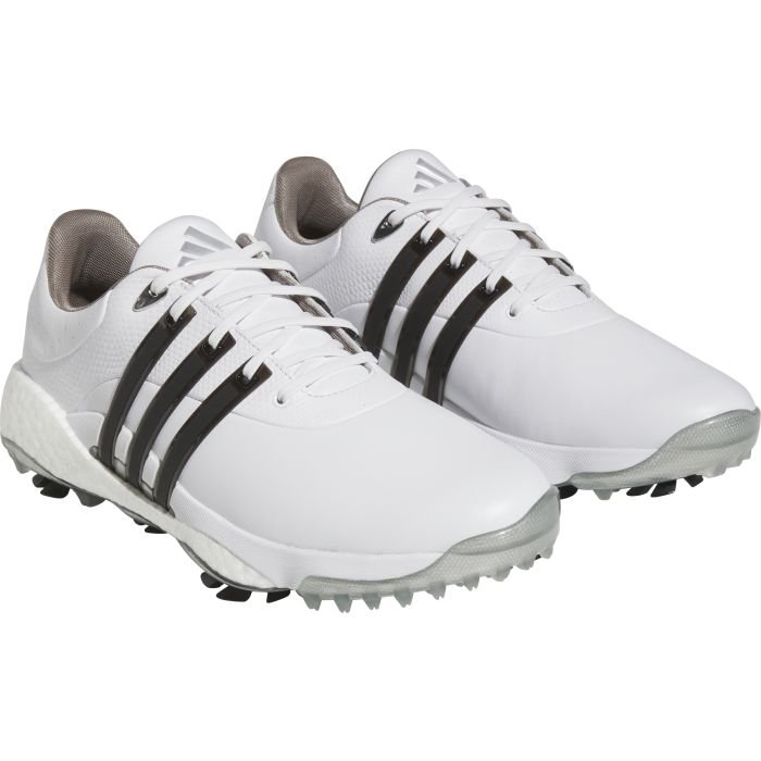adidas Tour360 22 BOOST Golf Shoes Cloud White/Core Black/Silver