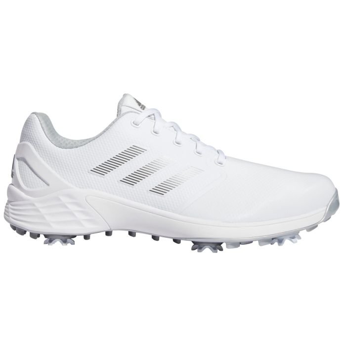 adidas ZG21 Golf Shoes Ftwr White/Dark Silver Metallic/Silver