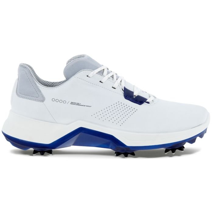 ECCO BIOM G5 Golf Shoes White/Blue Depths - Carl's Golfland