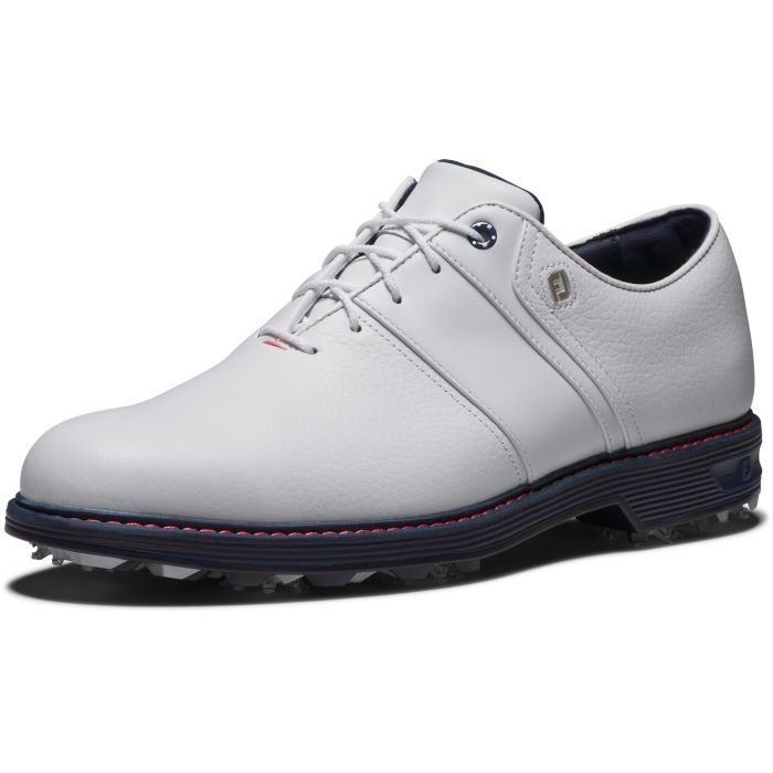 FootJoy Dryjoys Premiere Series Packard Golf Shoes White/Navy/Pink