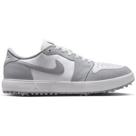 Nike Air Jordan 1 Low G Spike Golf Shoes Wolf Grey/Wolf Grey/White