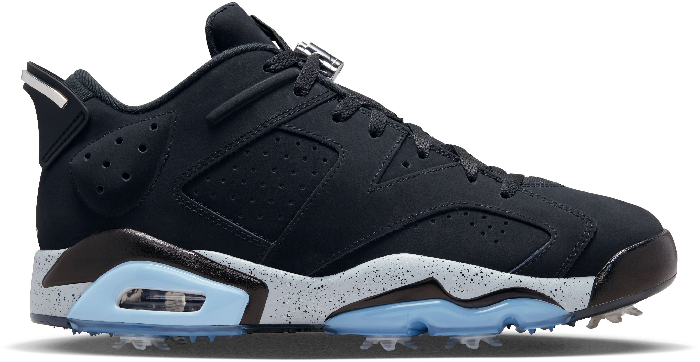 Nike Air Jordan Retro 6 G NRG Golf Shoes Black/Metallic Silver