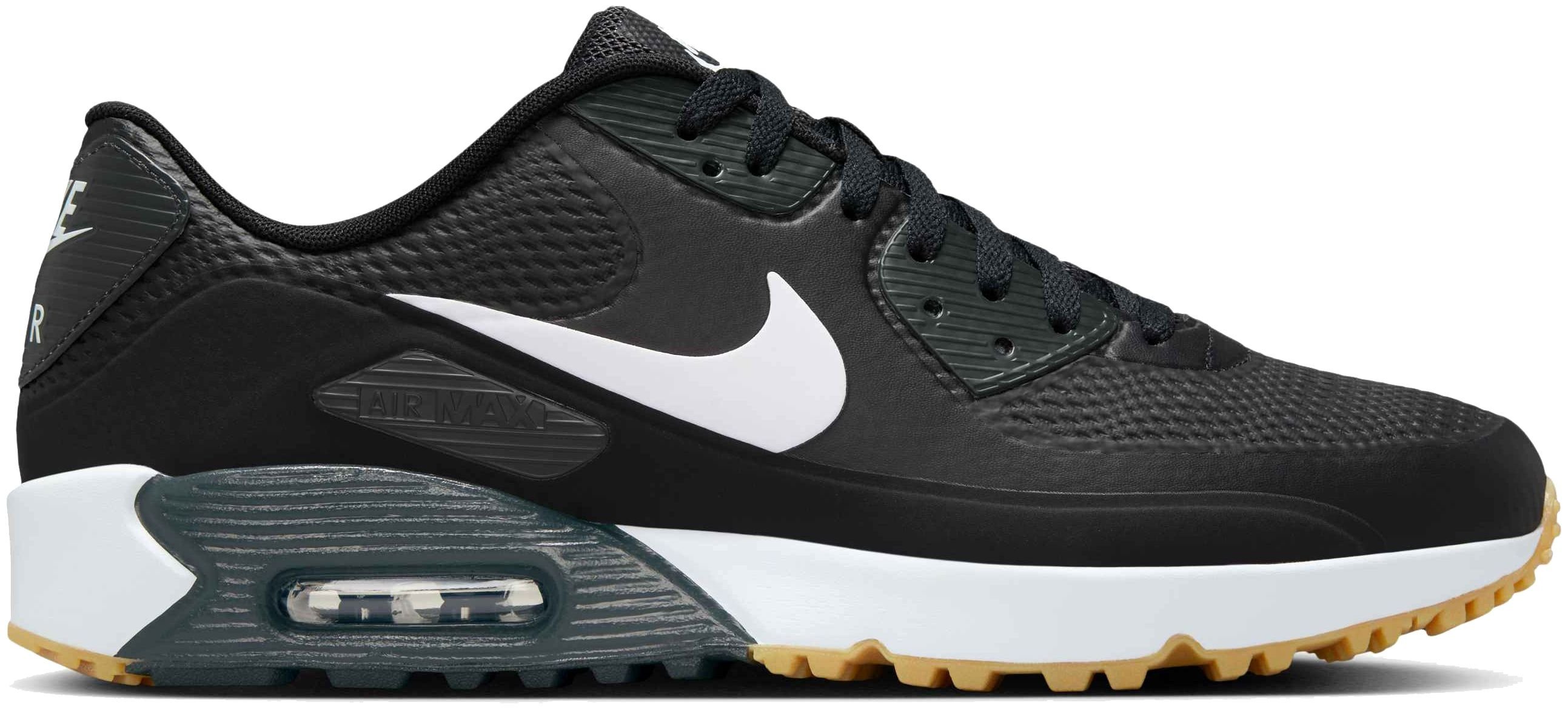 Nike Air Max 90 G Golf Shoes Black/White - Carl's Golfland