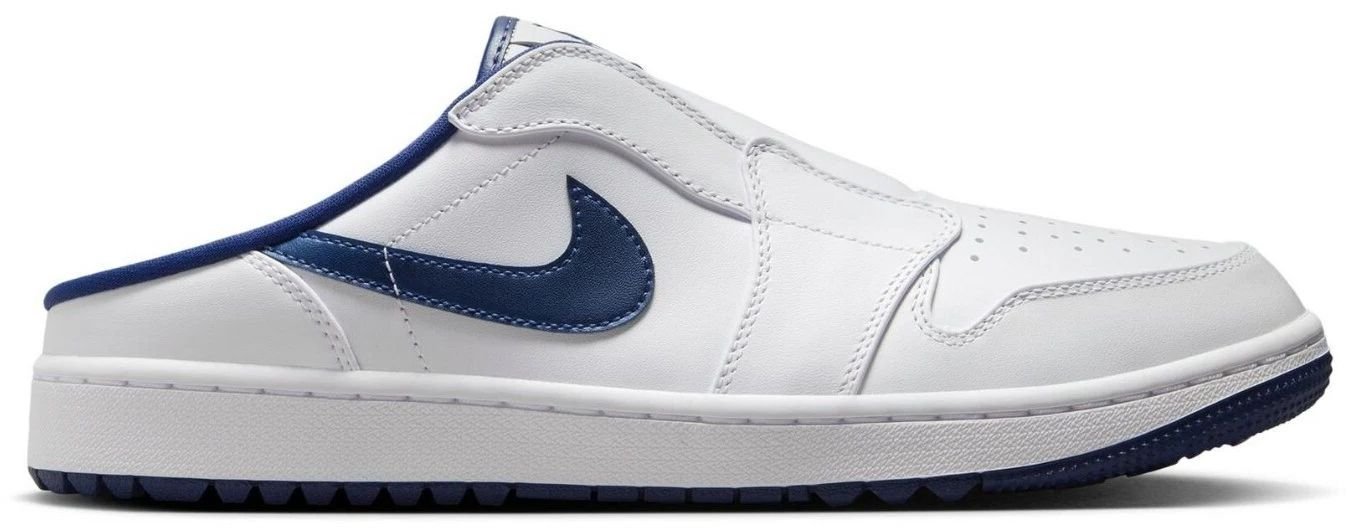 Nike Air Jordan 1 G Mule Golf Shoes White/Midnight Navy - Carl's
