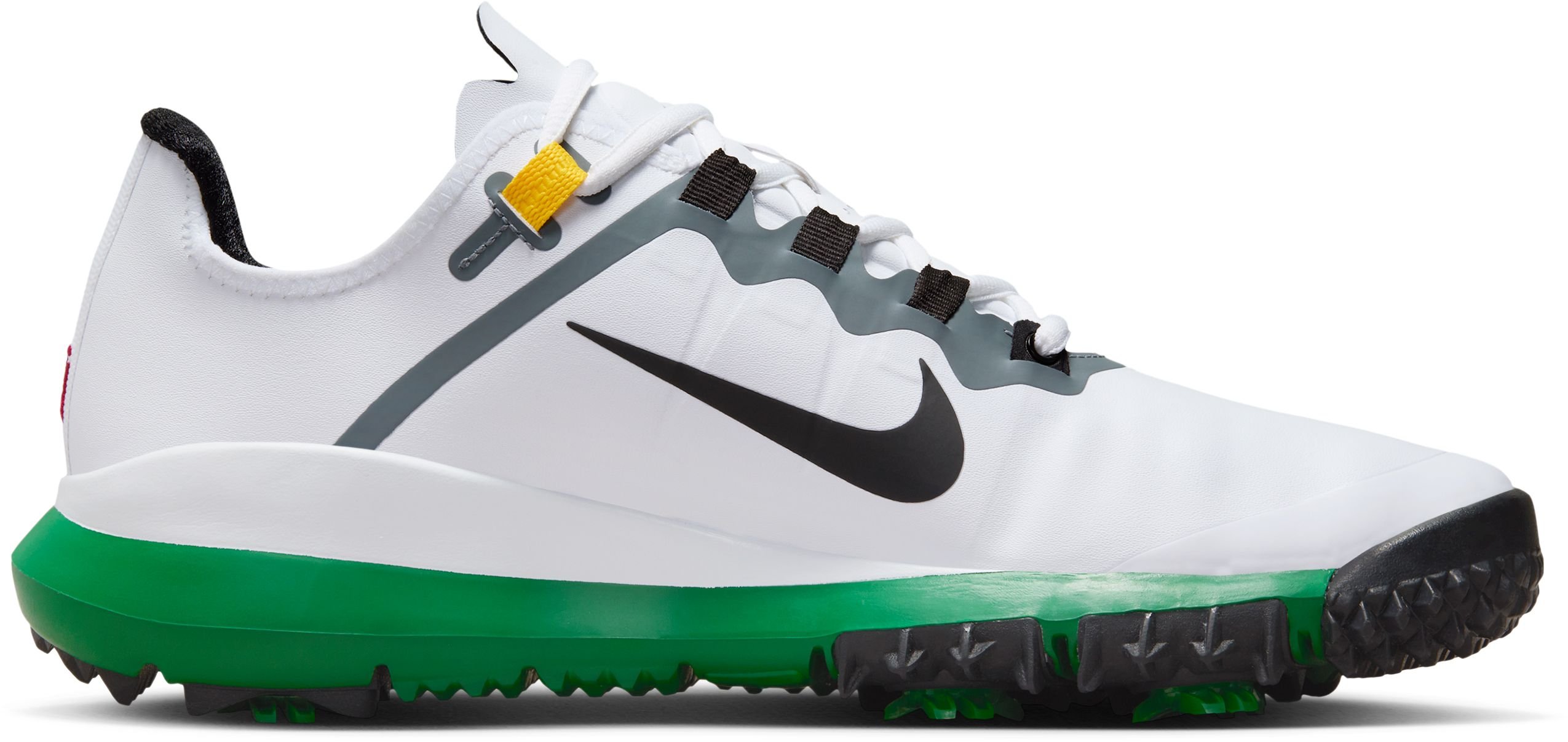 Nike TW Tiger Woods 13 Golf Shoes White/Black/Pine Green/Cool Grey