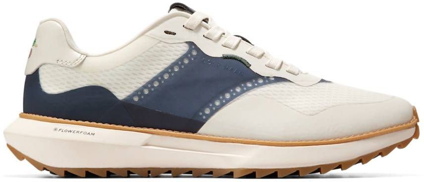 Cole Haan GrandPro Ashland Golf Shoes Ivory/Navy Blazer Blue