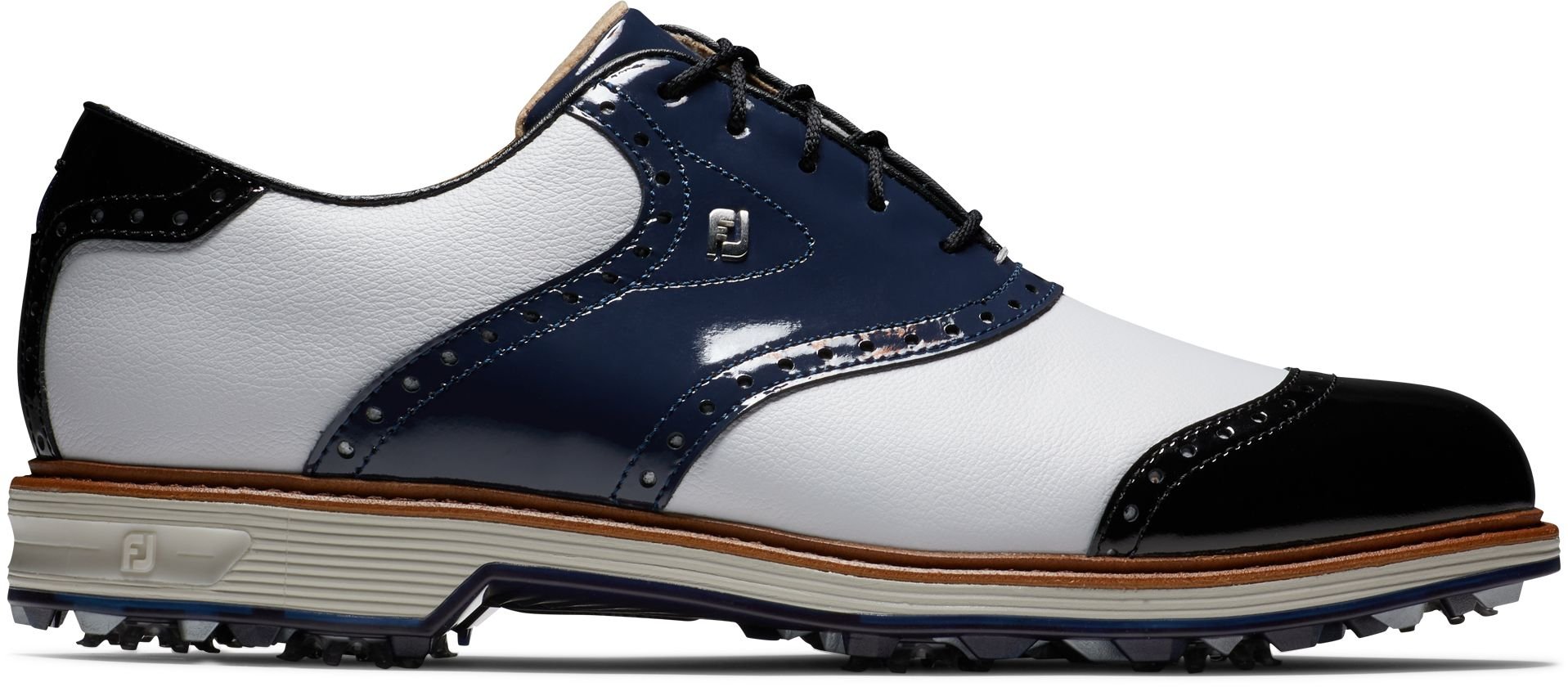 FootJoy Dryjoys Premiere Series Wilcox Golf Shoes Navy/White 54323