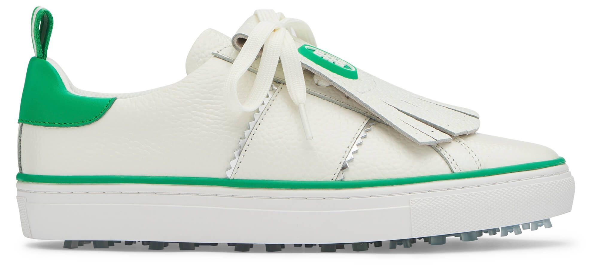 G/FORE Women's Kiltie Disruptor Golf Shoes Snow/Clover - Carl's