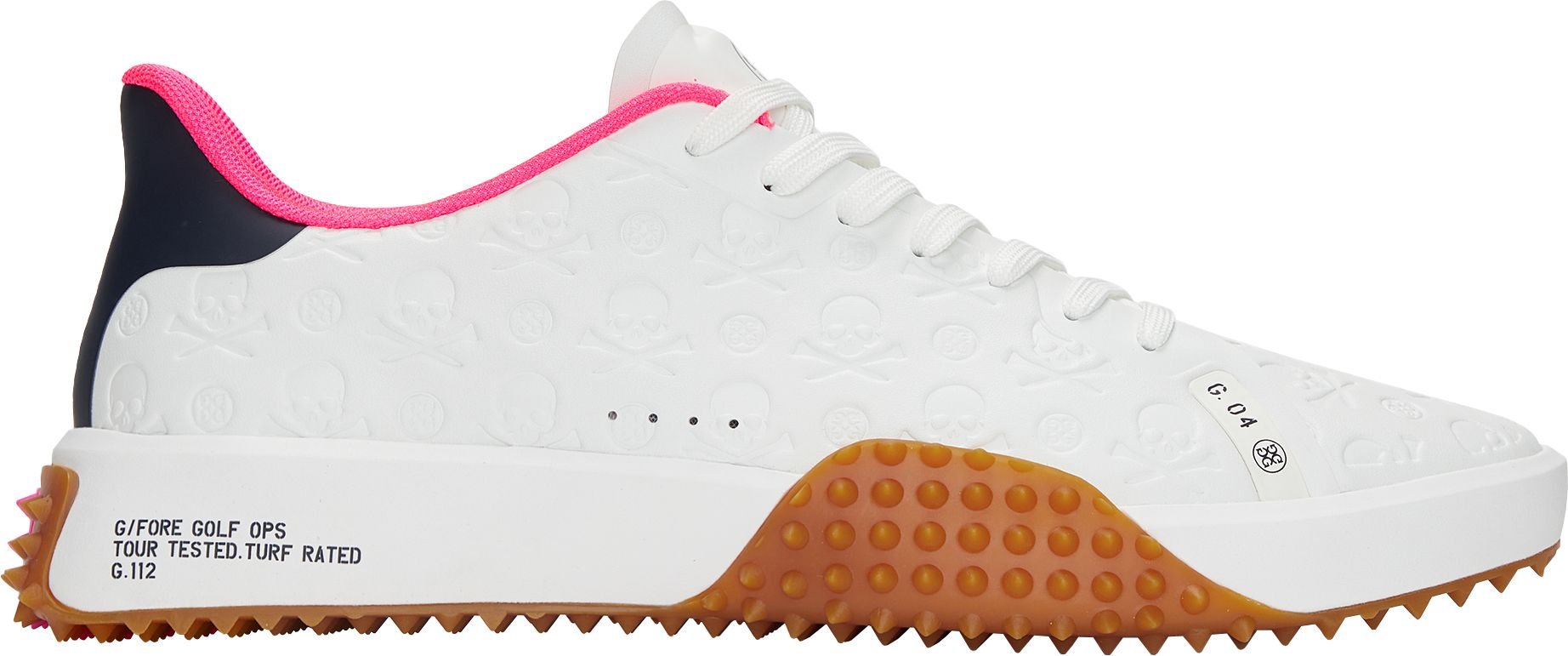 G/FORE G.112 Debossed Skull & Tees Golf Shoes Snow/Twilight 2024