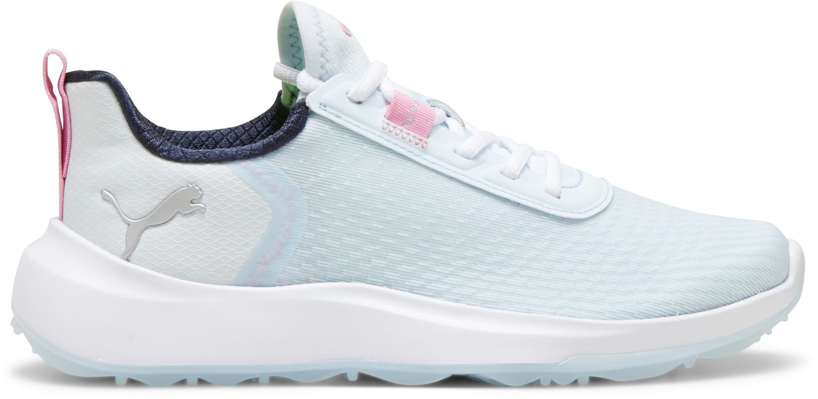 PUMA Women's FUSION Crush Sport Golf Shoes Icy Blue/Pink Icing