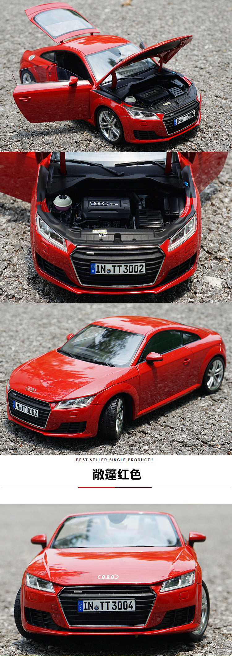 High quality authentic 1:18 Audi TT sport car model Minichamps new