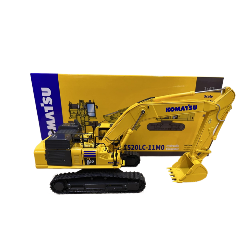Komatsu PC520LC-11M0 1:43 Diecast Excavator Model Construction