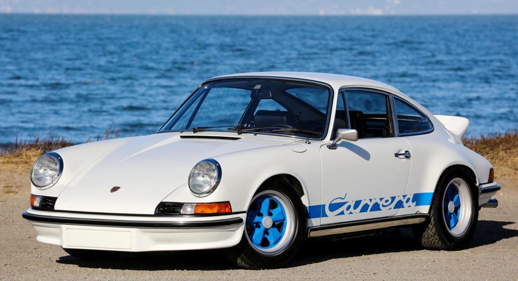 Award-Winning 1973 Porsche 911 Carrera RS Is A White And Blue Gem