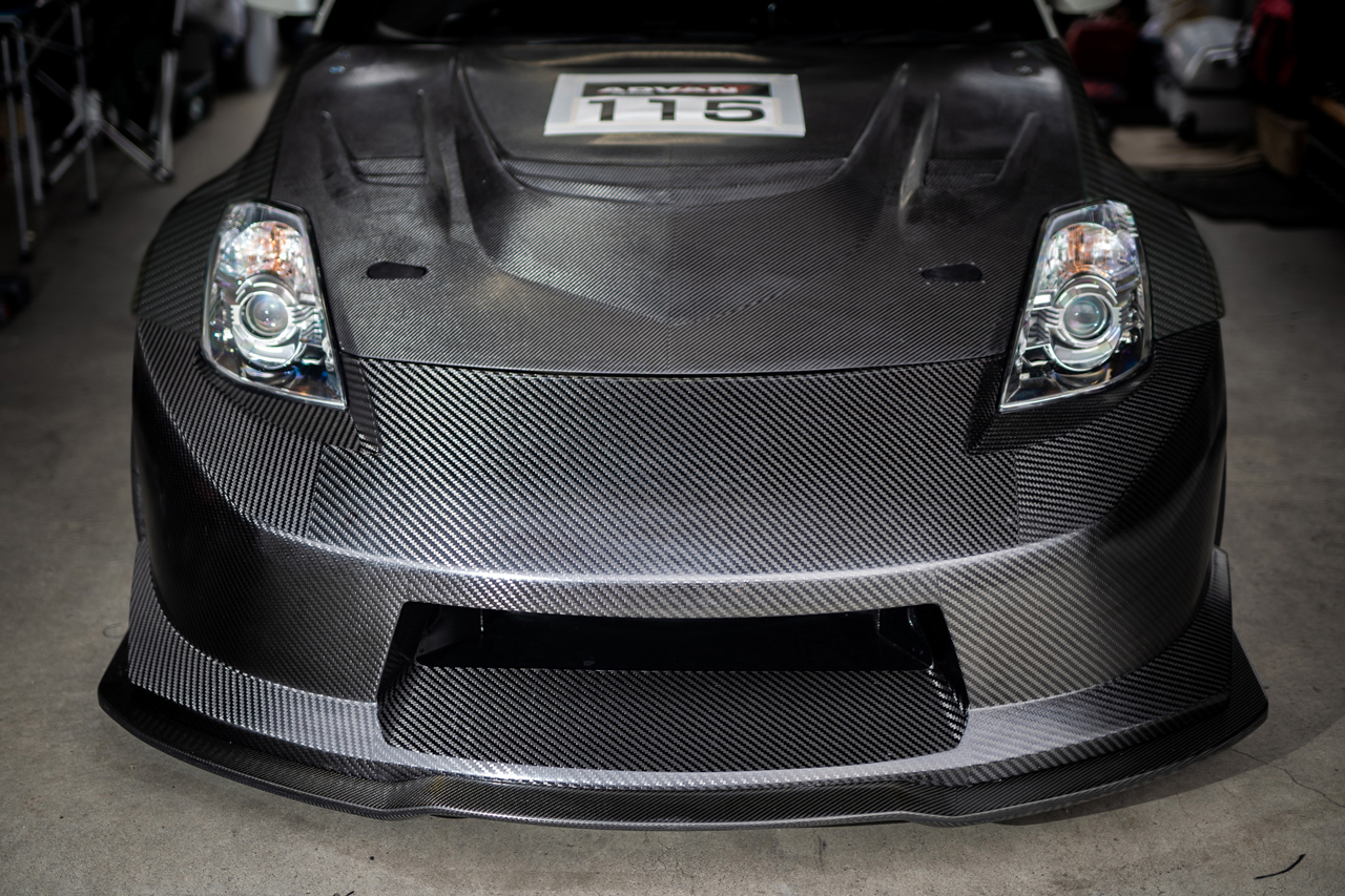 N-ONE Racing Z33 フェアレディZ用 SUNDOME フロントバンパー（FRP＆