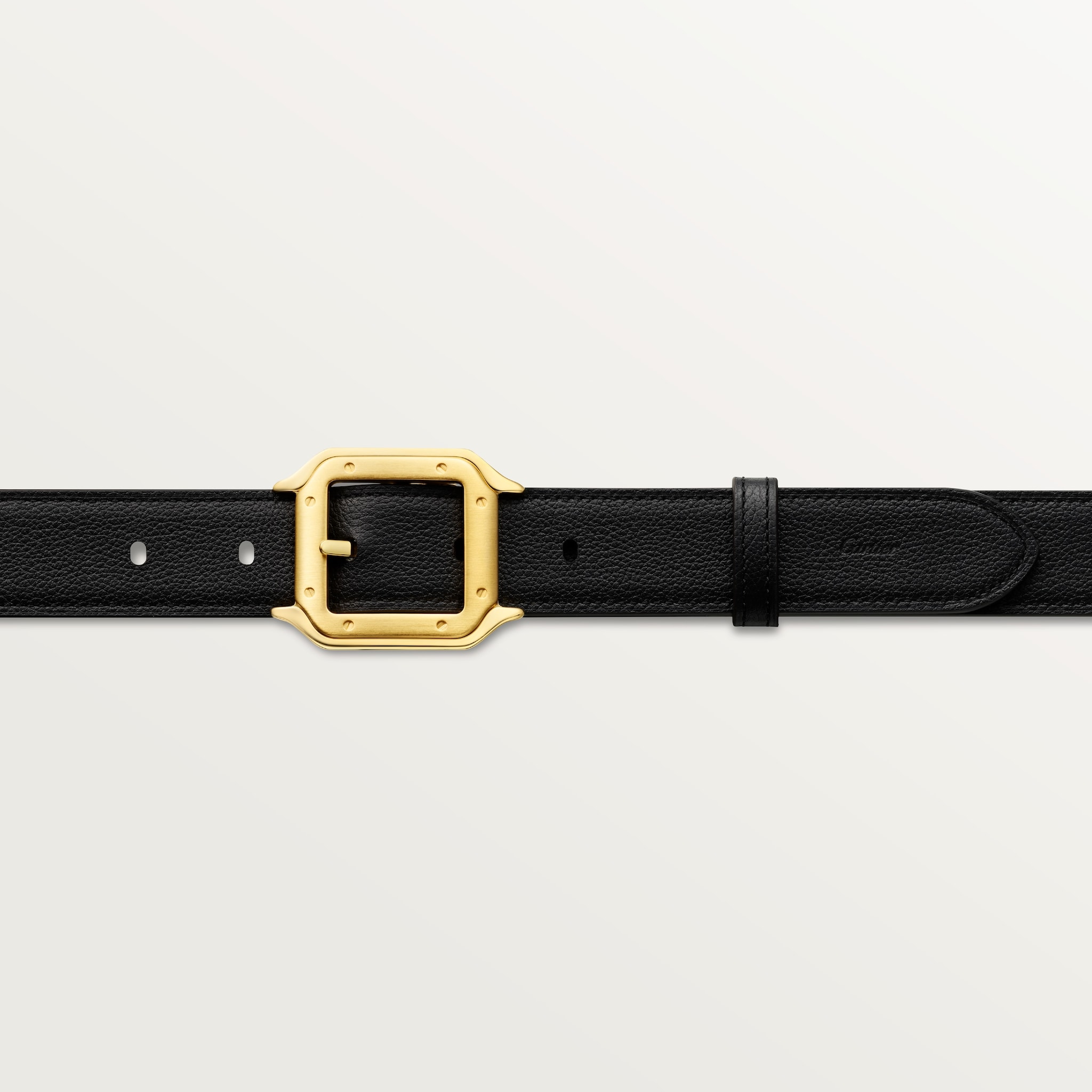 CRL5000663 - サントス ドゥ カルティエ ベルト - ブラック＆ブラウン