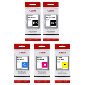 Canon PFI-102MBK Pigment Matte Black Ink Cartridge (Original