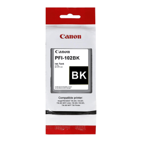 Canon PFI-102MBK Pigment Matte Black Ink Cartridge (Original