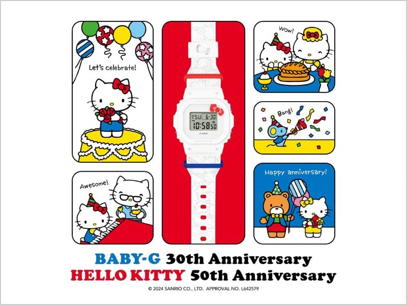 ハローキティとコラボレーションした“BABY-G” | CASIO