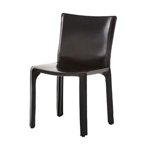 Cassina（カッシーナ）412 CAB 【在庫色/黒】キャブ アームレスチェア