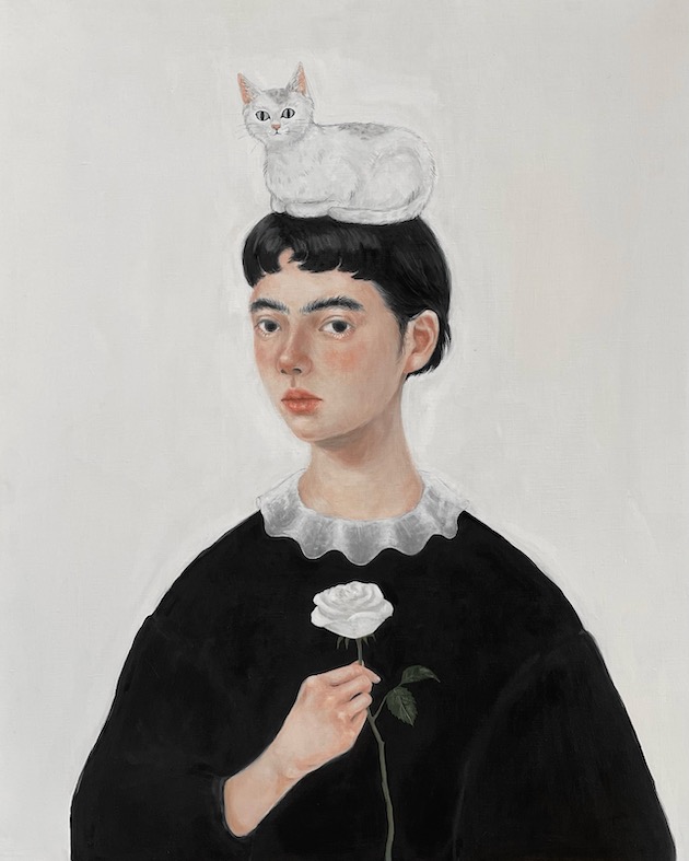 坂巻弓華　原画　ペインティング 坂巻弓華 オリジナルポスター／みんなねむるじかん、おもちゃをしまっ