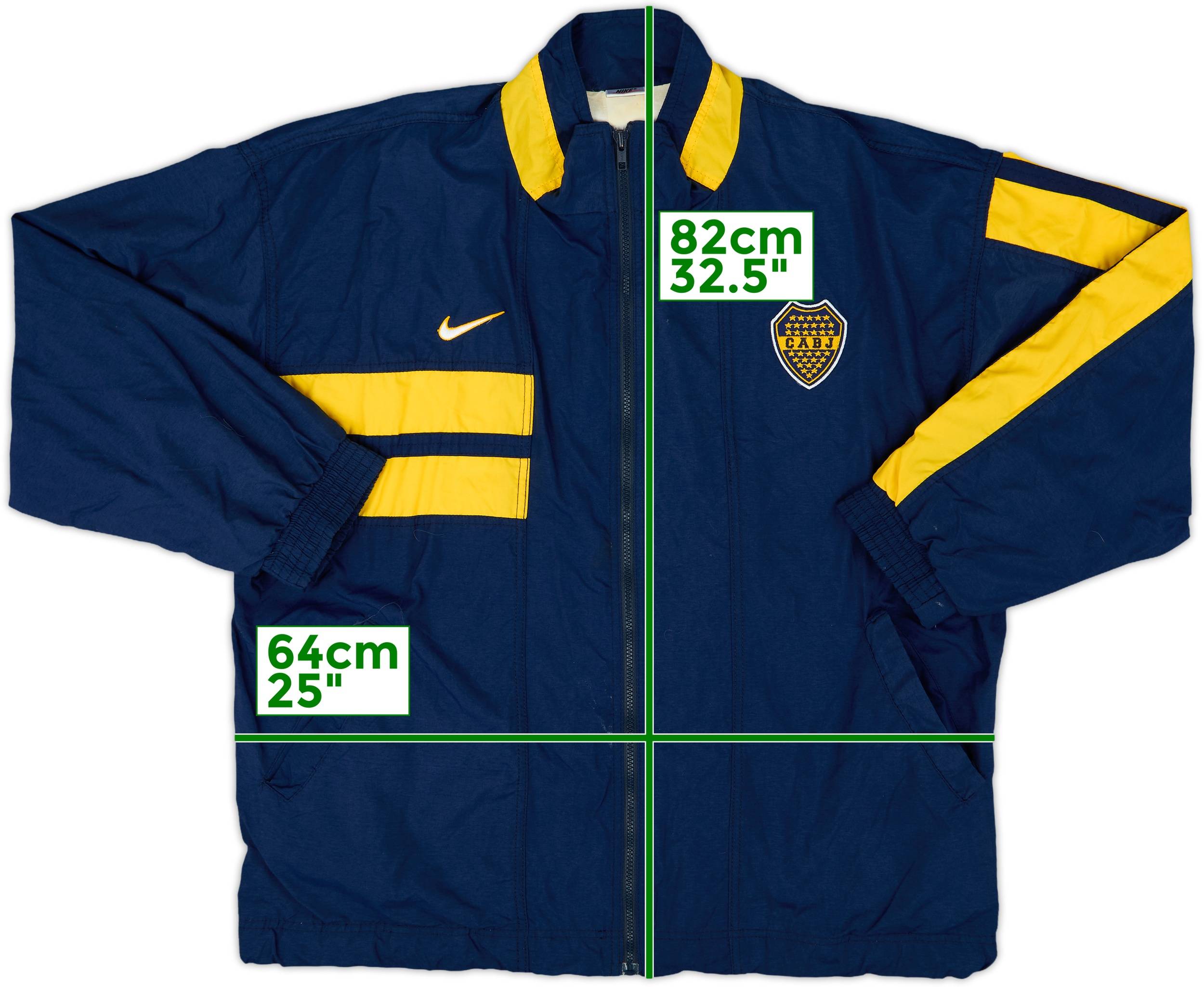 1996-98 Boca Juniors Nike Track Jacket - 7/10 - (L)