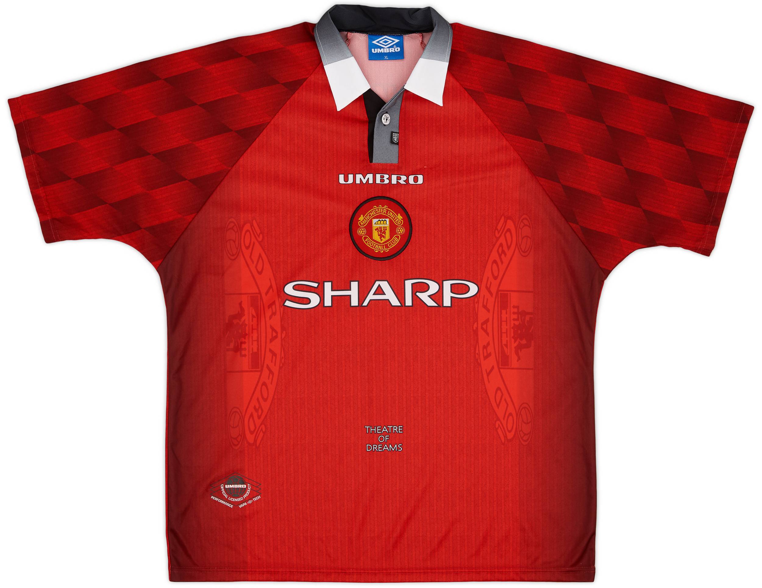 1996-98 Manchester United Home Shirt Cantona #7