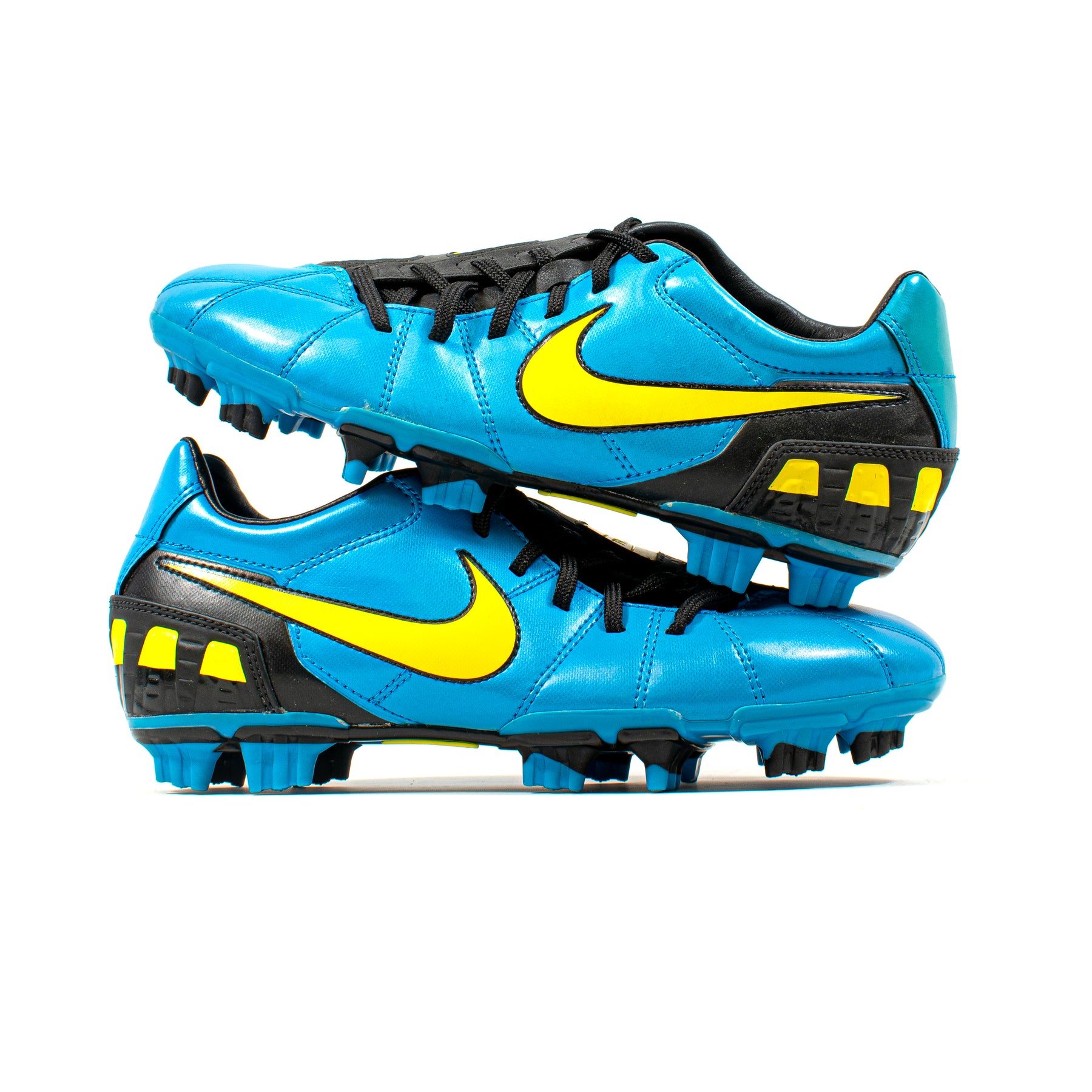 Nike Total 90 Shoot III Blue Yellow FG – Classic Soccer Cleats