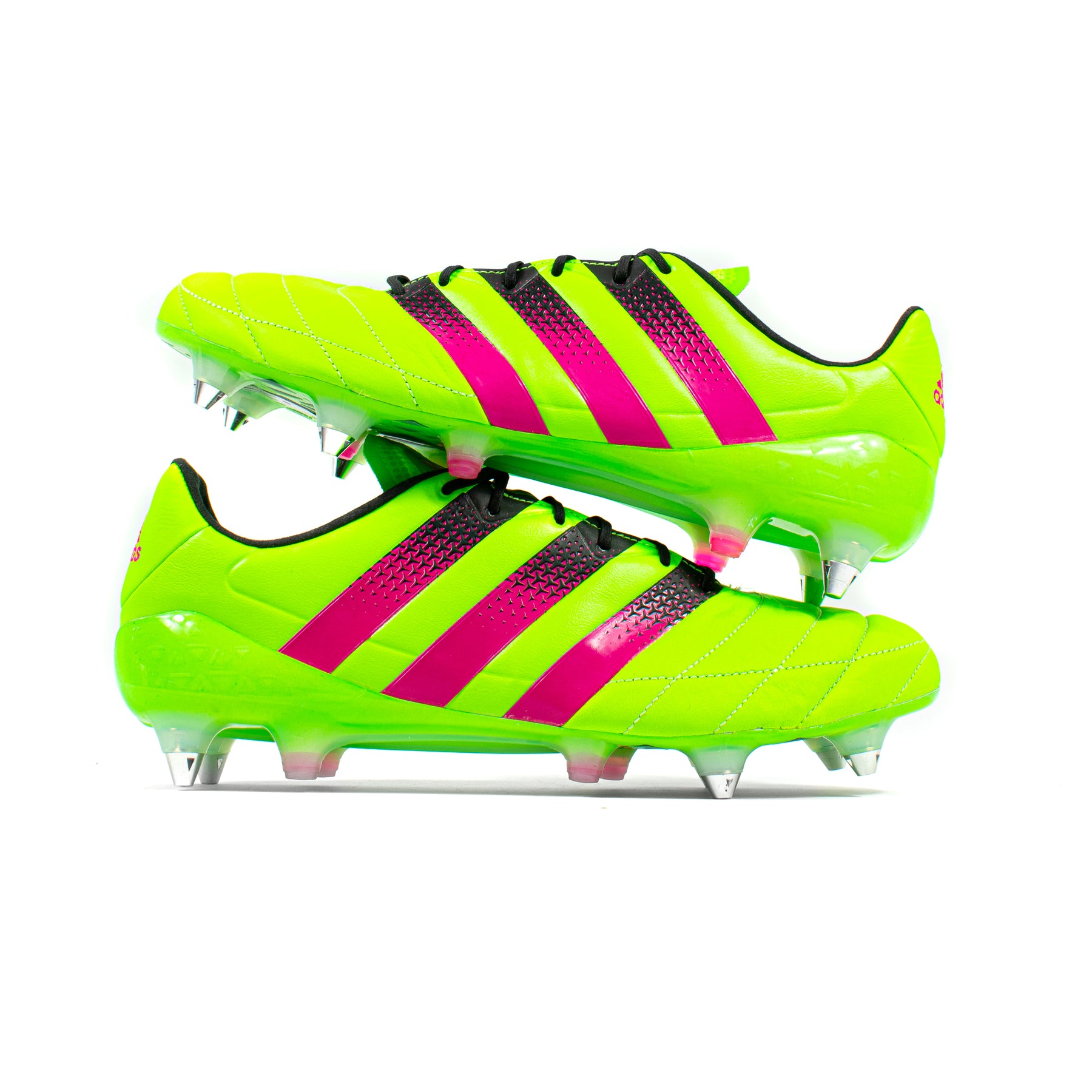 Adidas Ace 16.1 Leather Green SG – Classic Soccer Cleats