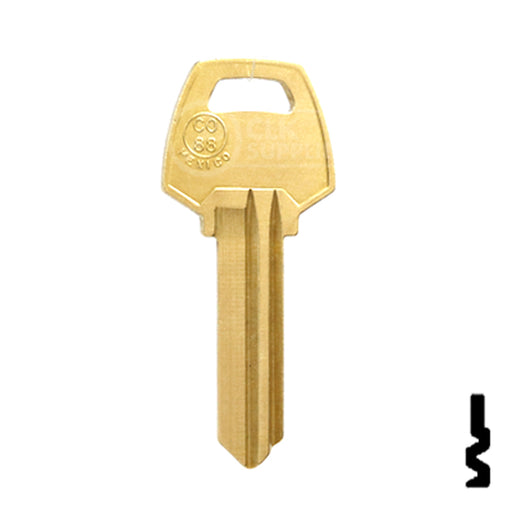 Uncut Neuter Bow Key Blank | Corbin Russwin | CO88