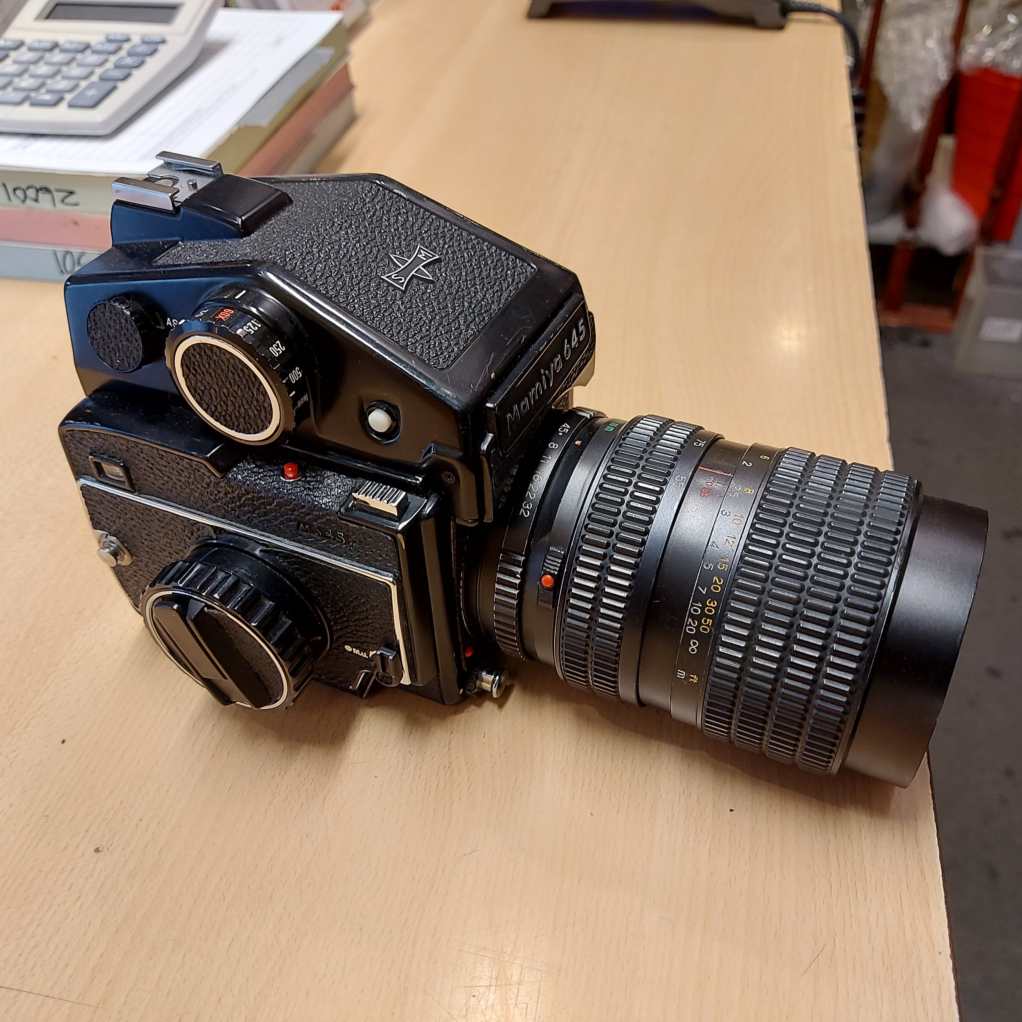 Mamiya m645 + 55-110mm Mamiya Sekor C Zoom – Clock Tower Cameras
