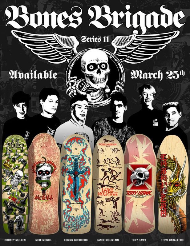Powell Peralta（パウエル・ペラスタ）スケボーデッキ・BONES BRIGADE