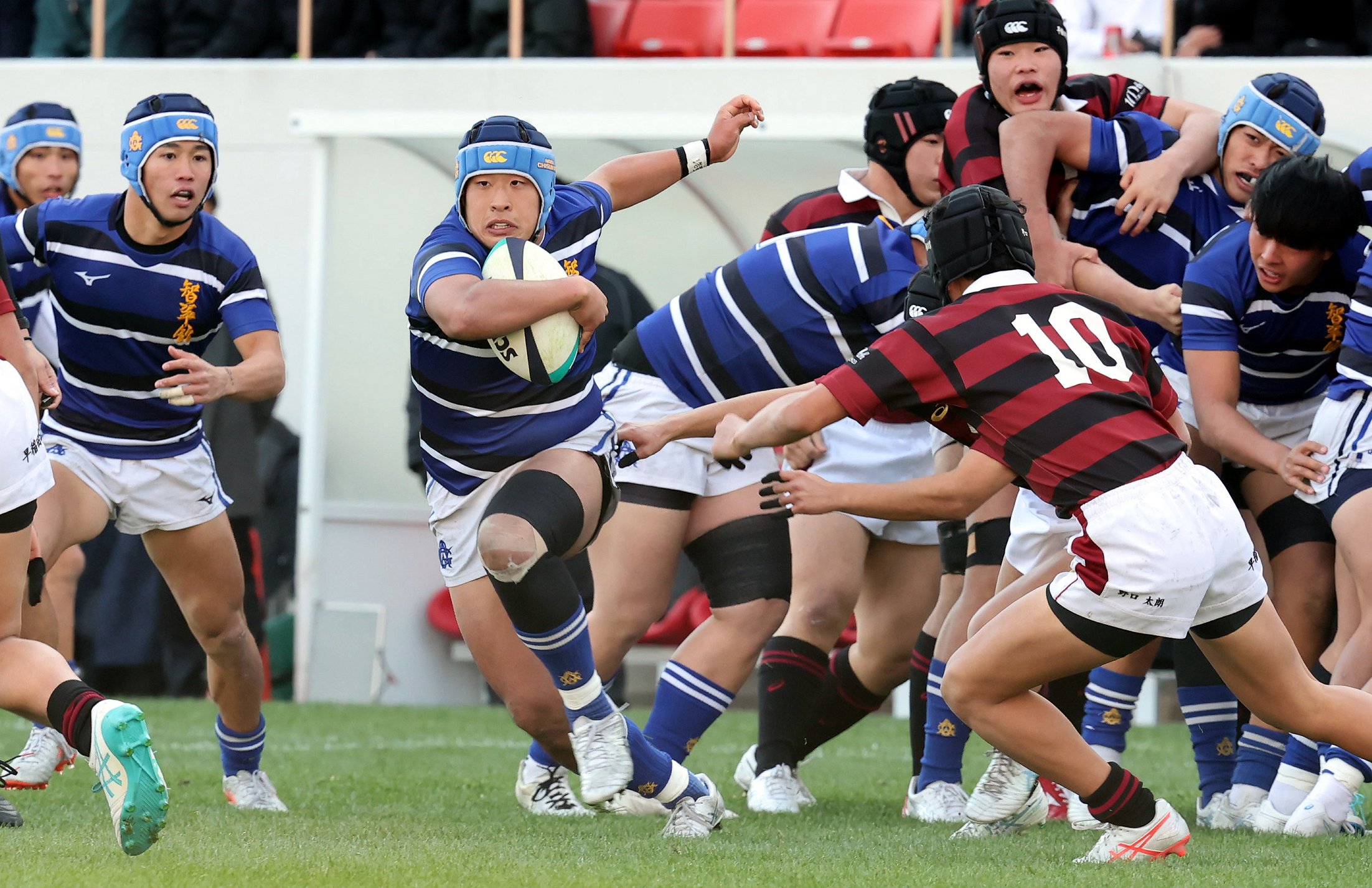 石見智翠館高校ラグビー部、花園で16大会ぶり1回戦敗退 | 中国新聞デジタル