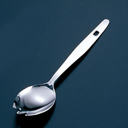 OSK-34 TKG 18-0 先割 面取り給食スプーン 穴明｜業務用厨房機器通販の