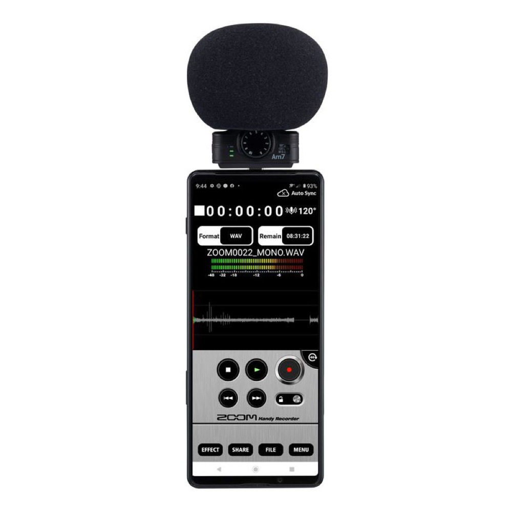 ZOOM Am7 Android用 USB Type-C接続 MSステレオマイク(ズーム