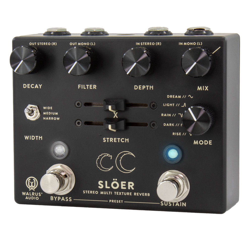 WALRUS AUDIO ウォルラスオーディオ SLOER BK Stereo Ambient Reverb