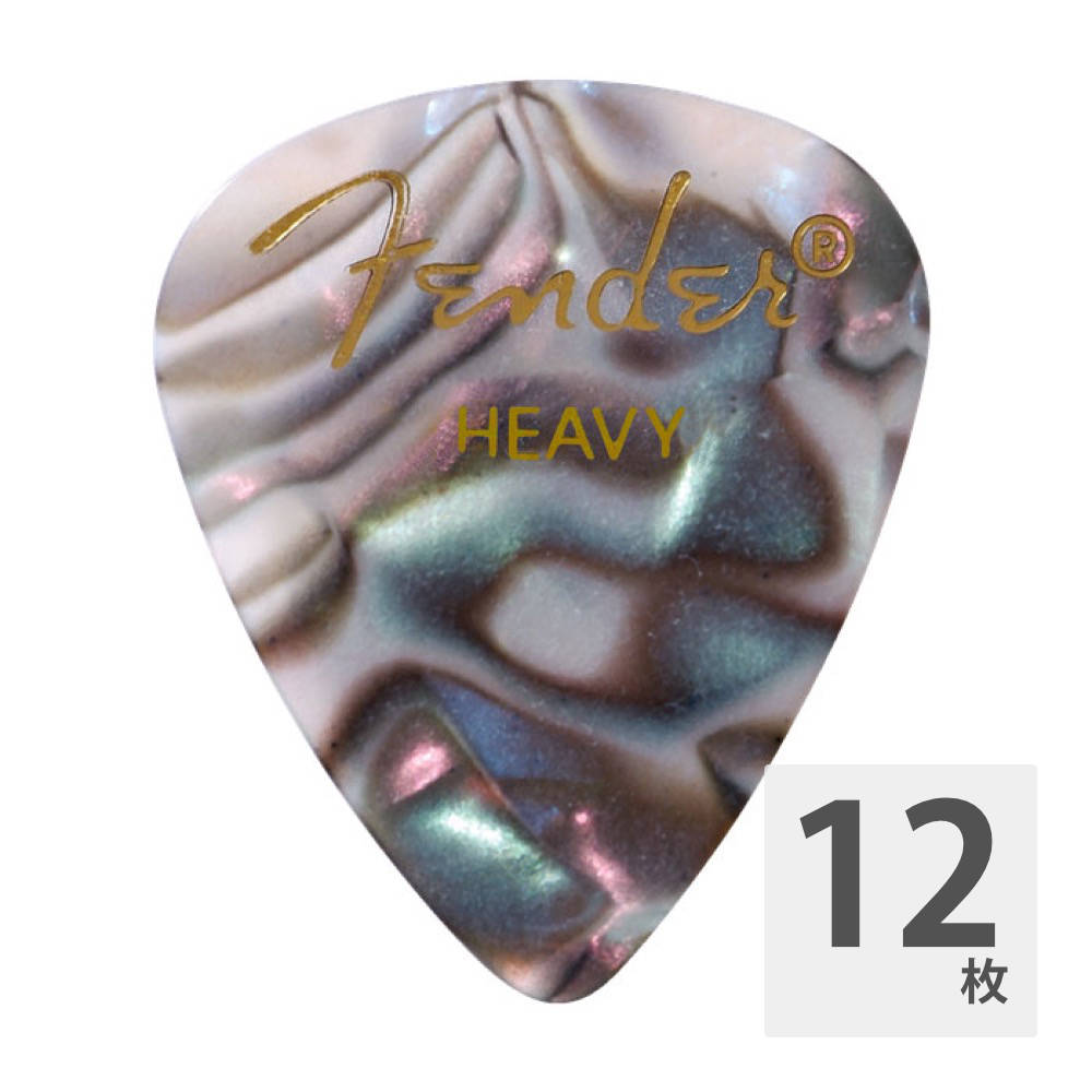 フェンダー Fender 351 Shape Premium Picks Heavy ギターピック 12枚