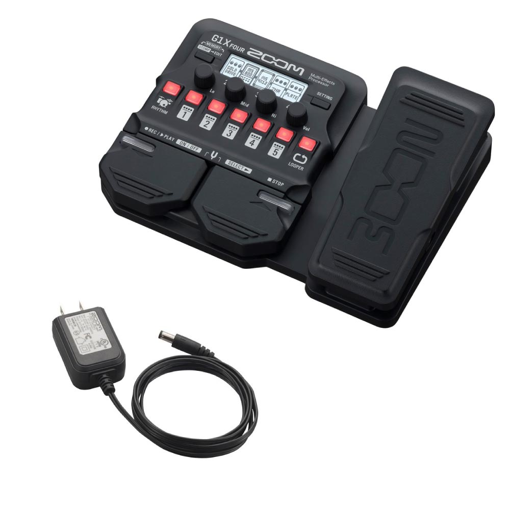 ZOOM G1X FOUR ギターマルチエフェクター 専用アダプター付きセット