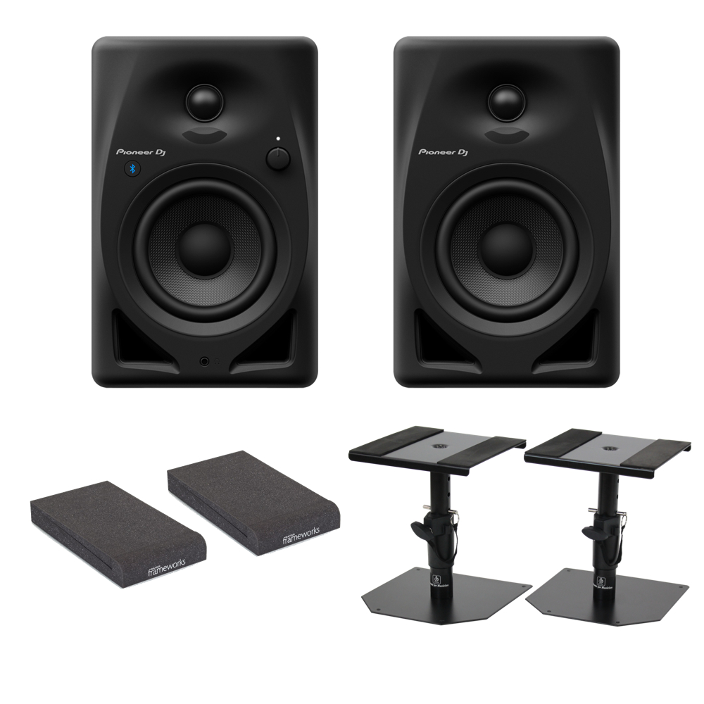 Pioneer DJ DM-40D-BT Black Bluetooth搭載 パワードモニター