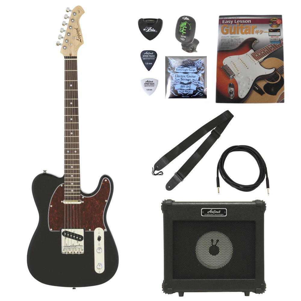 入門用 初心者向け オススメギター!】 LEGEND レジェンド LTE-Z TT BK