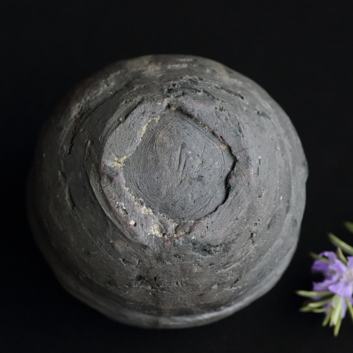 原田拾六 青備前ぐい吞み 備前焼酒器 作家もの酒呑 酒盃 酒杯 薪窯焼成