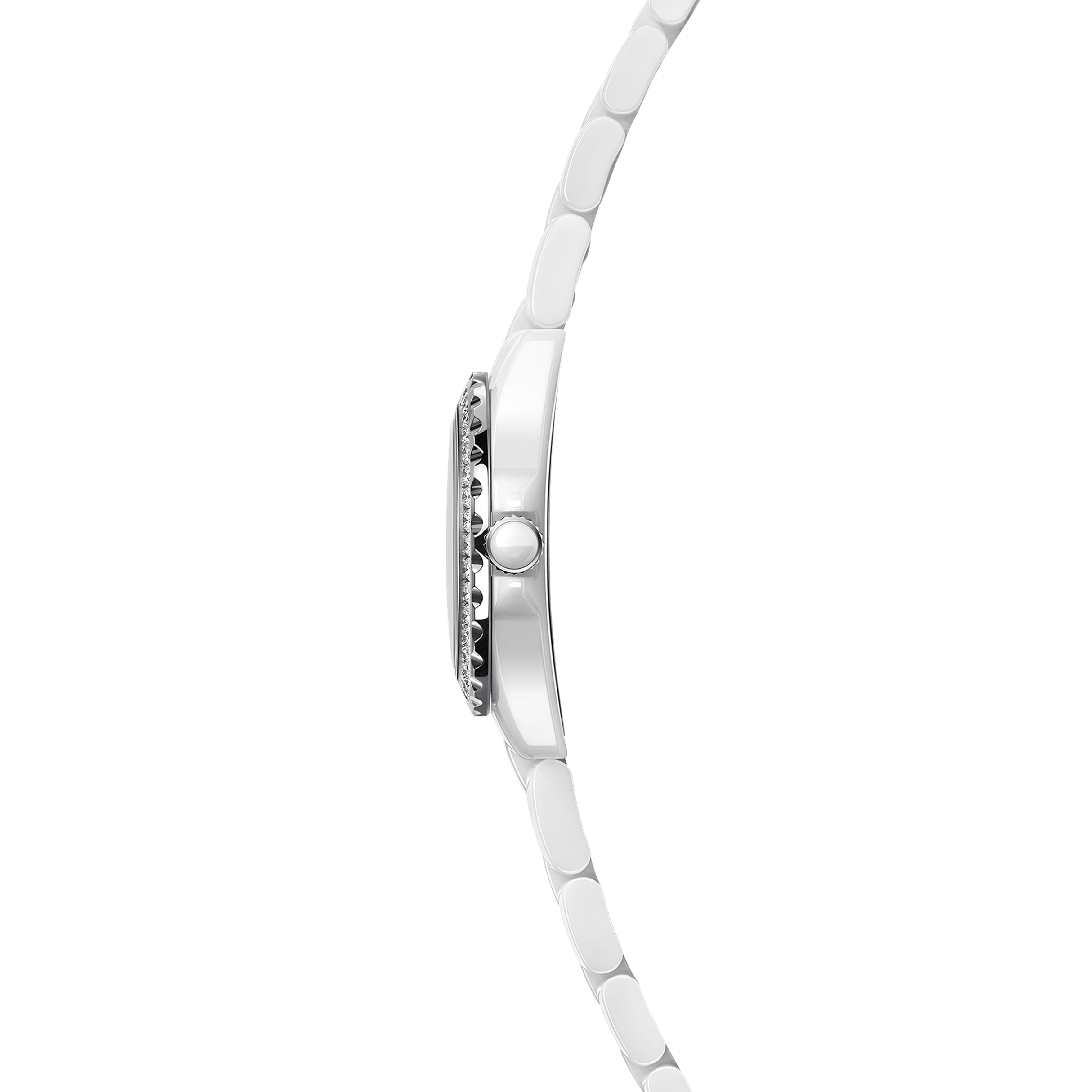 J12 Saat, 29 mm - Beyaz seramik & Çelik - H2572 | CHANEL