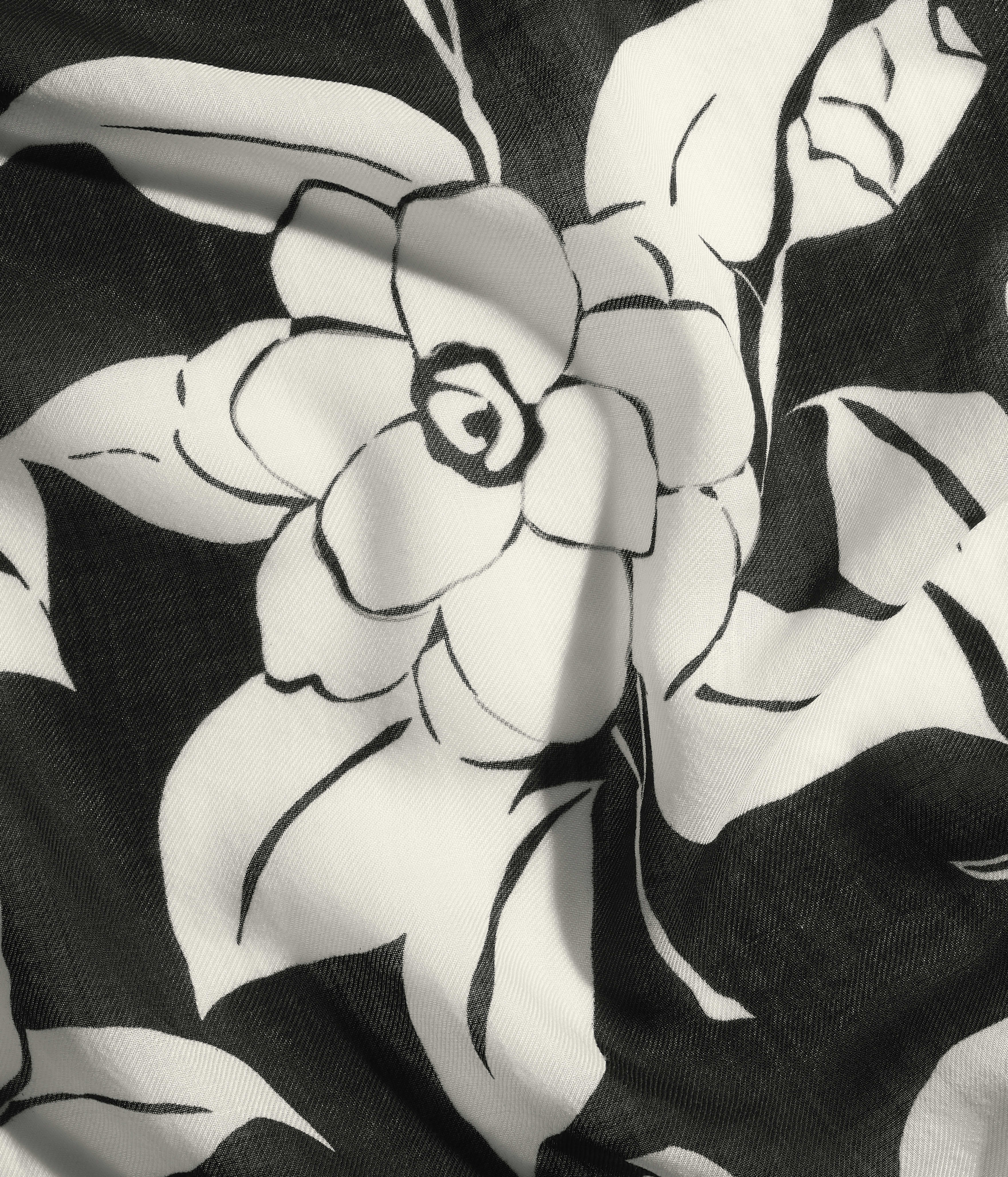 スカーフ - カシミヤ、ブラック & ホワイト — ファッション | CHANEL