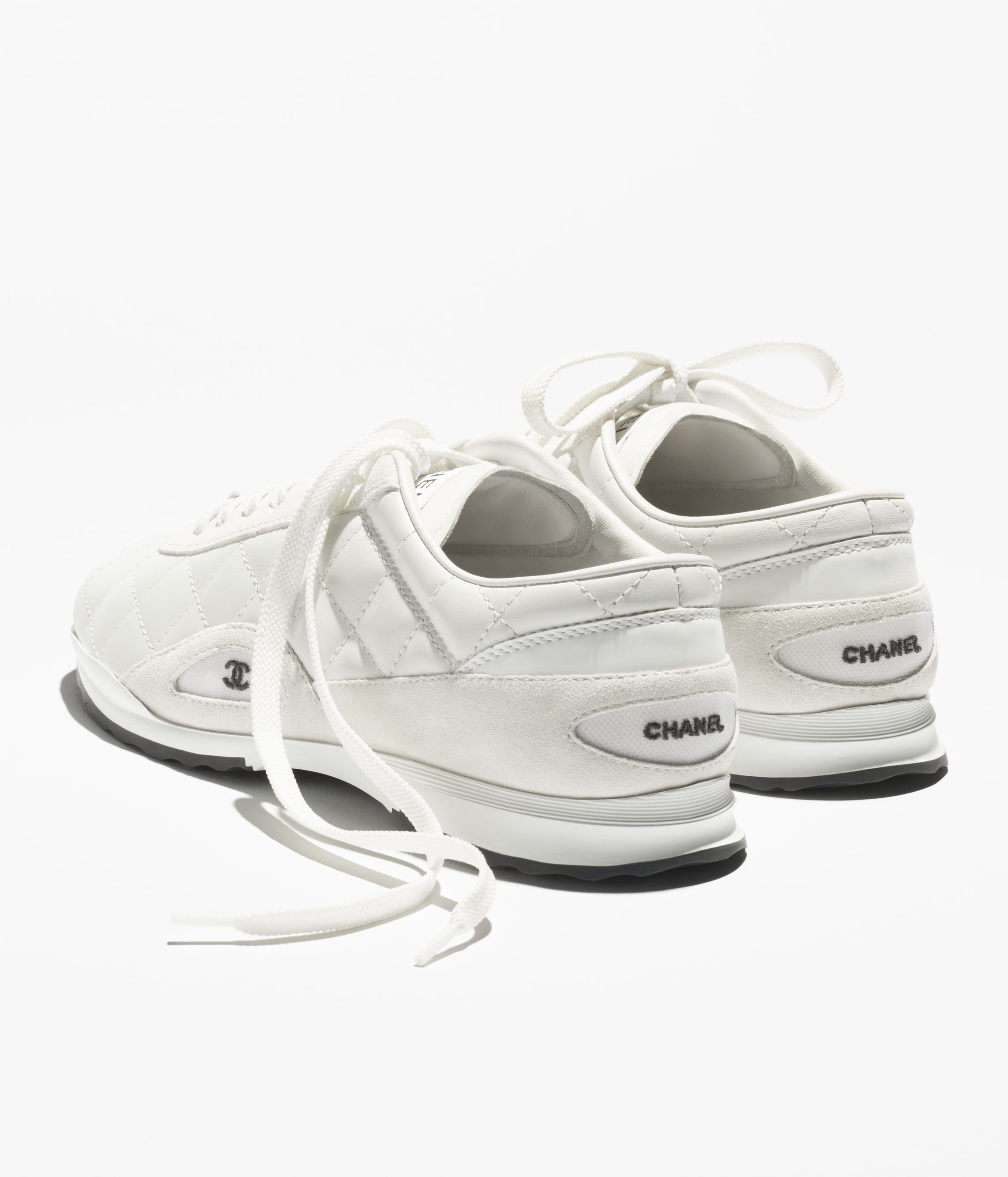 スニーカー - カーフスキン & スエード カーフスキン、ホワイト