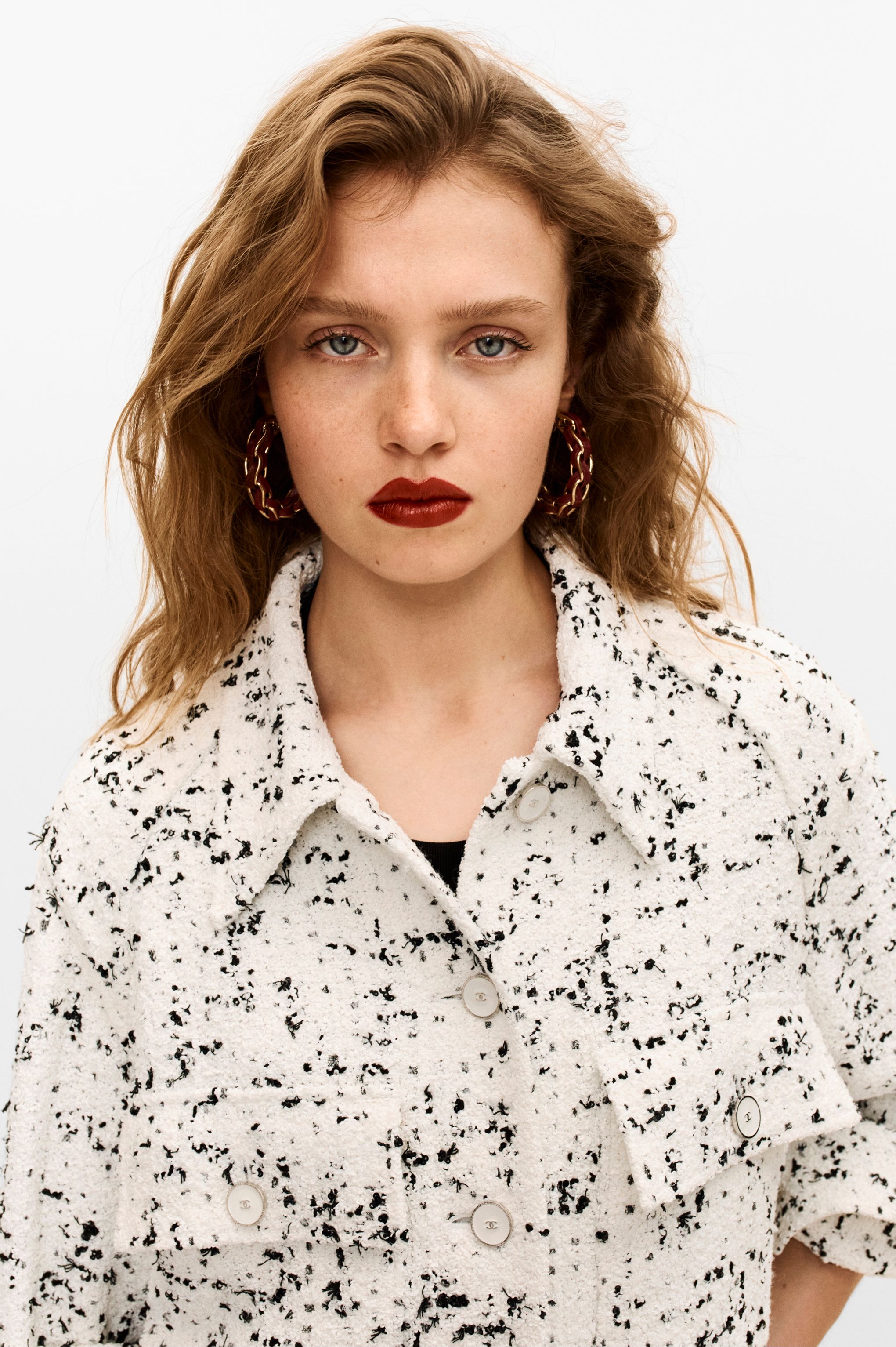 ジャケット - ツイード、ホワイト & ブラック — ファッション | CHANEL