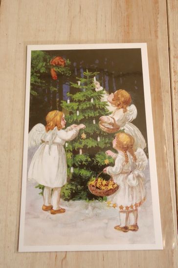 クリスマスポストカード キャンドルツリー - 雑貨屋 Cheese