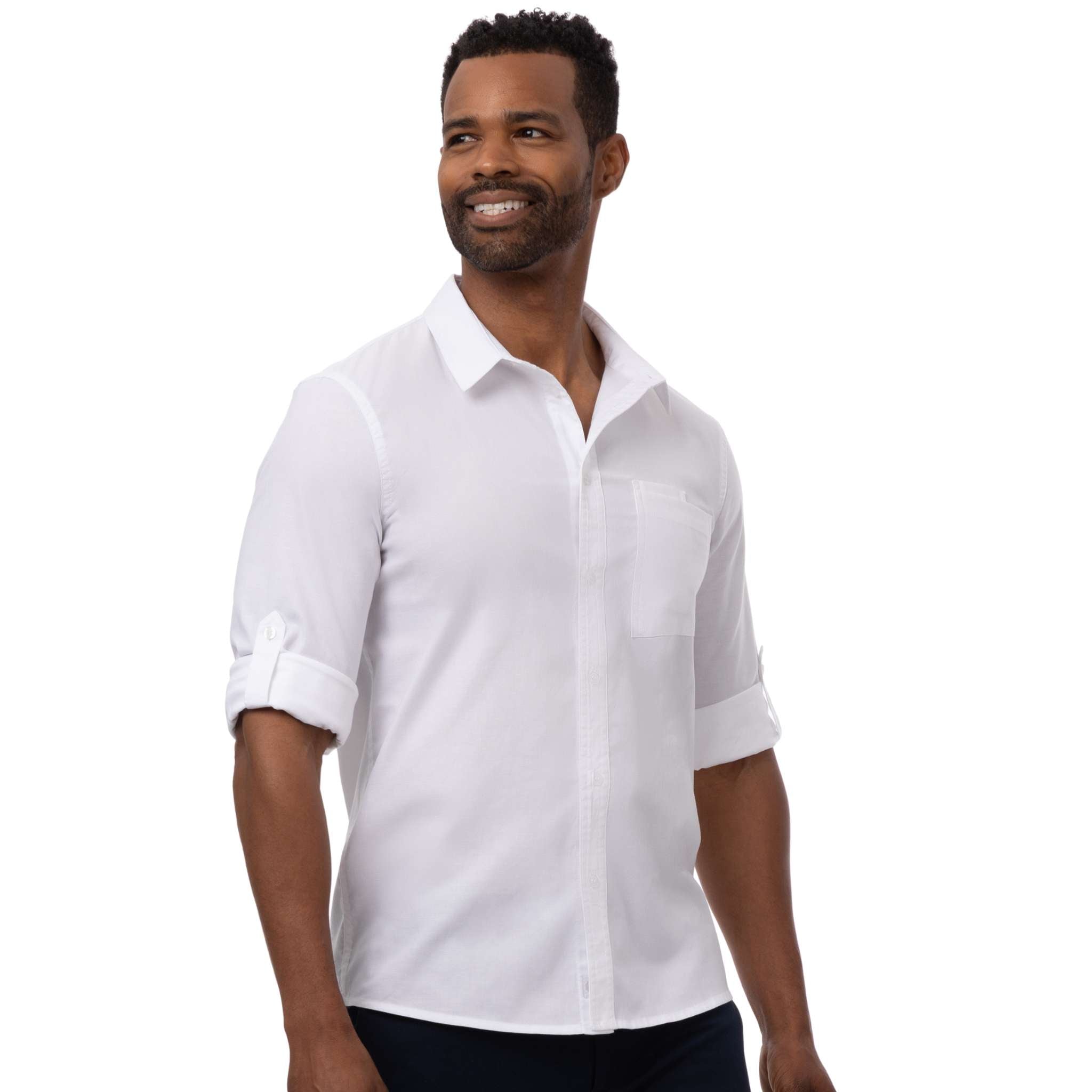 オックスフォードシャツ・ホワイト｜飲食店制服｜Chef Works® — Chef