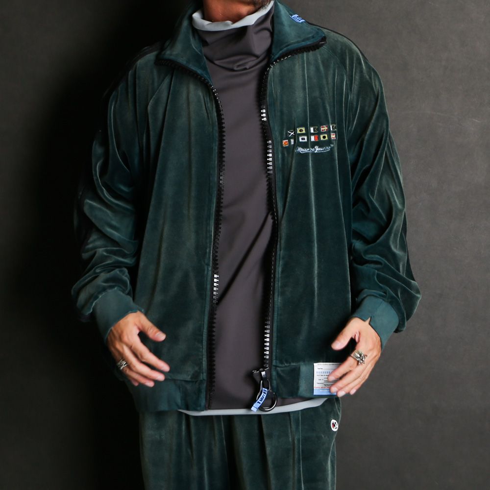 Maison MIHARA YASUHIRO - wide back velour track jacket / ベロア