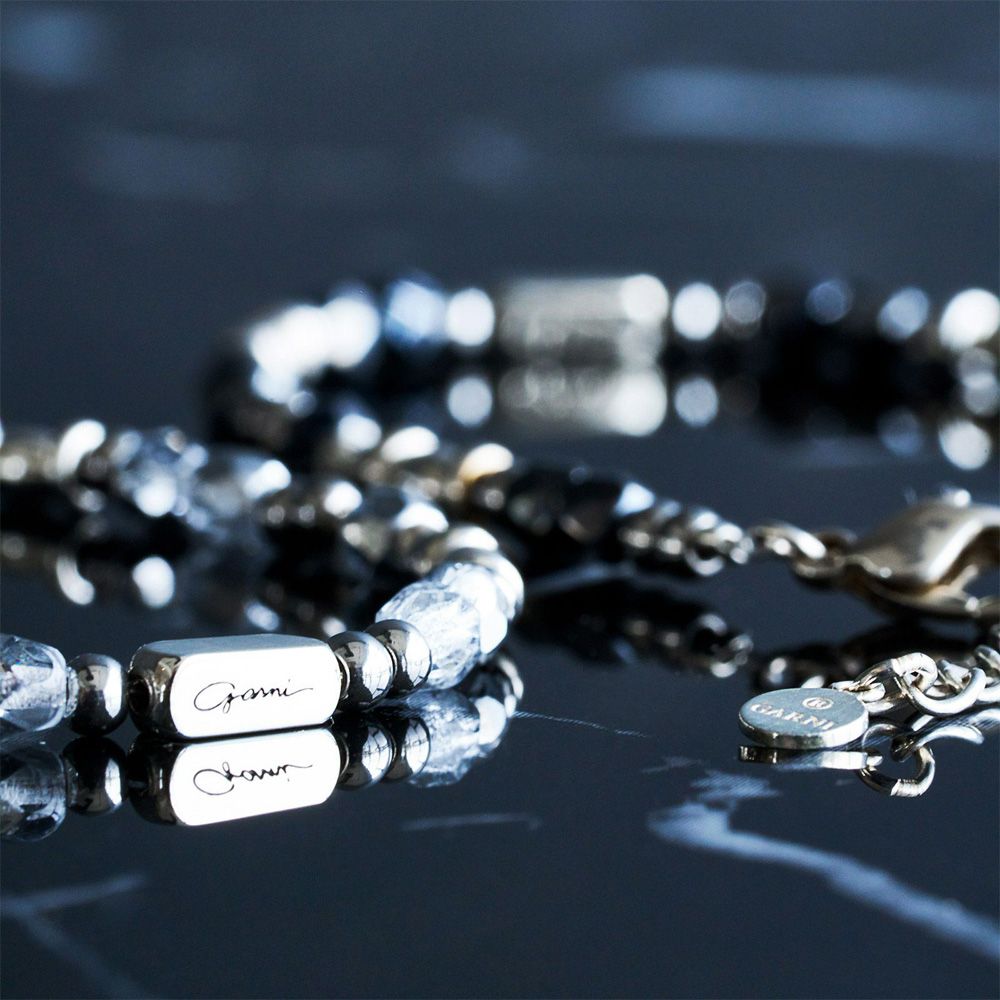 GARNI - Pebble Bracelet - Black / ペブル ブレスレット / GB24009